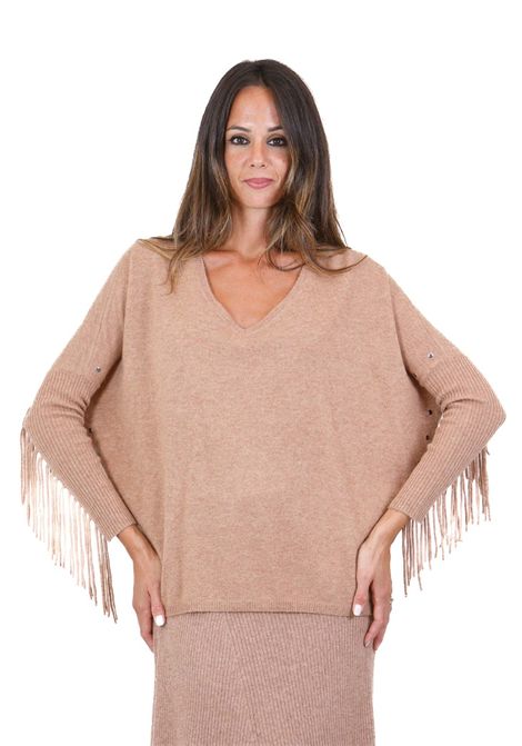 PONCHO NOT SHY | Maglie | LIVO-4704111CCAMEL